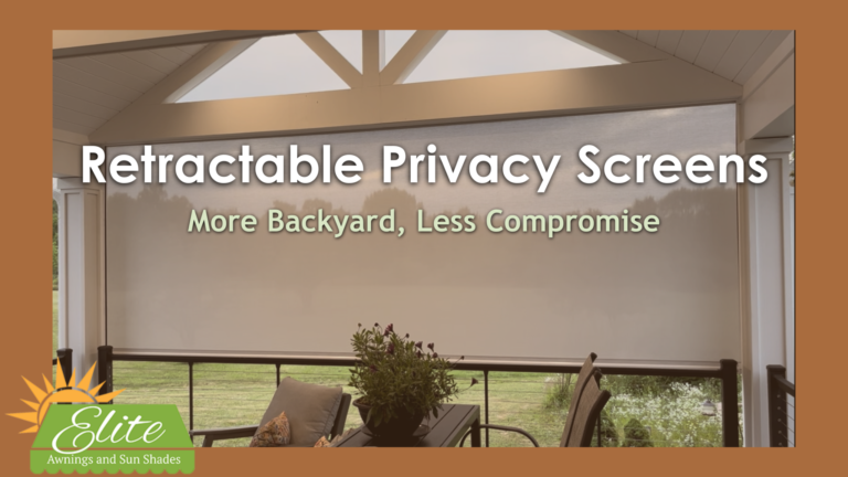 Retractable Privacy Screens for NW Ohio Homes
